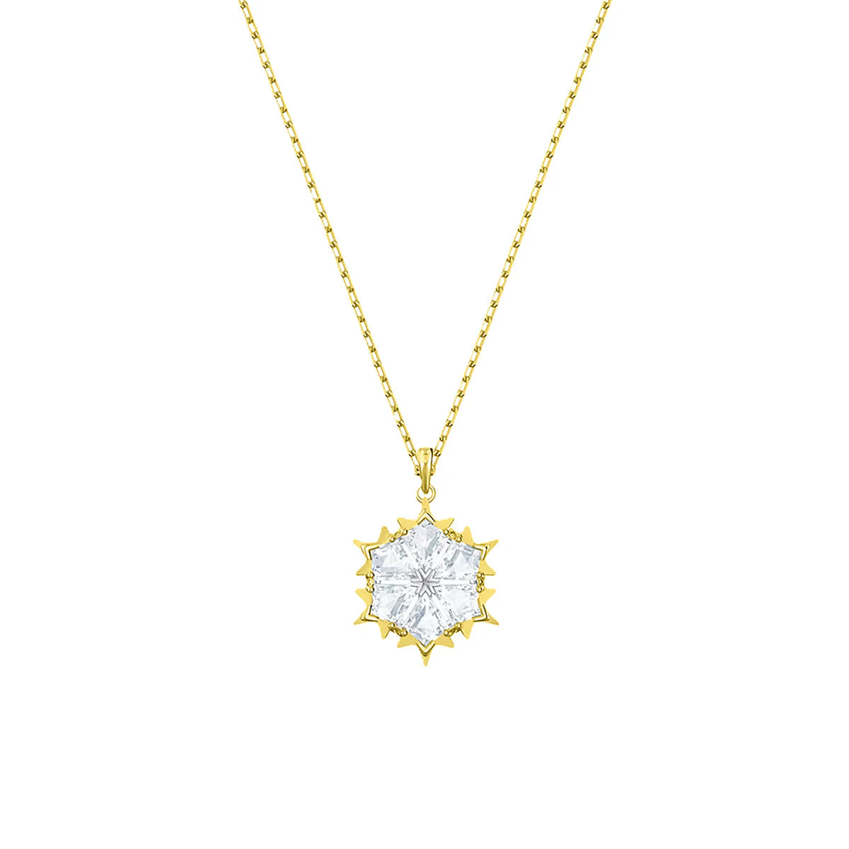 Crystal Prism Pendant Necklace