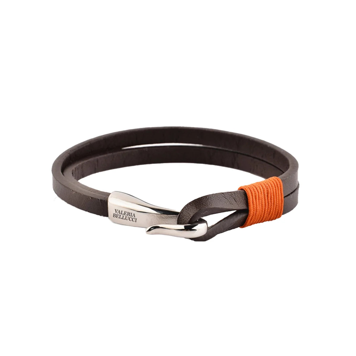 Granite Strand Brown Leather Bracelets