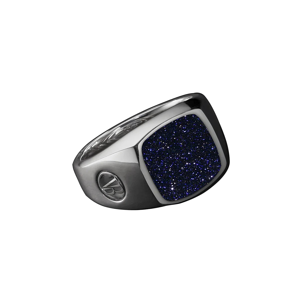 Sand Eclipse Blue Stone Ring 10mm