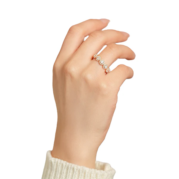 Stellar Reflection Swarovski Ring
