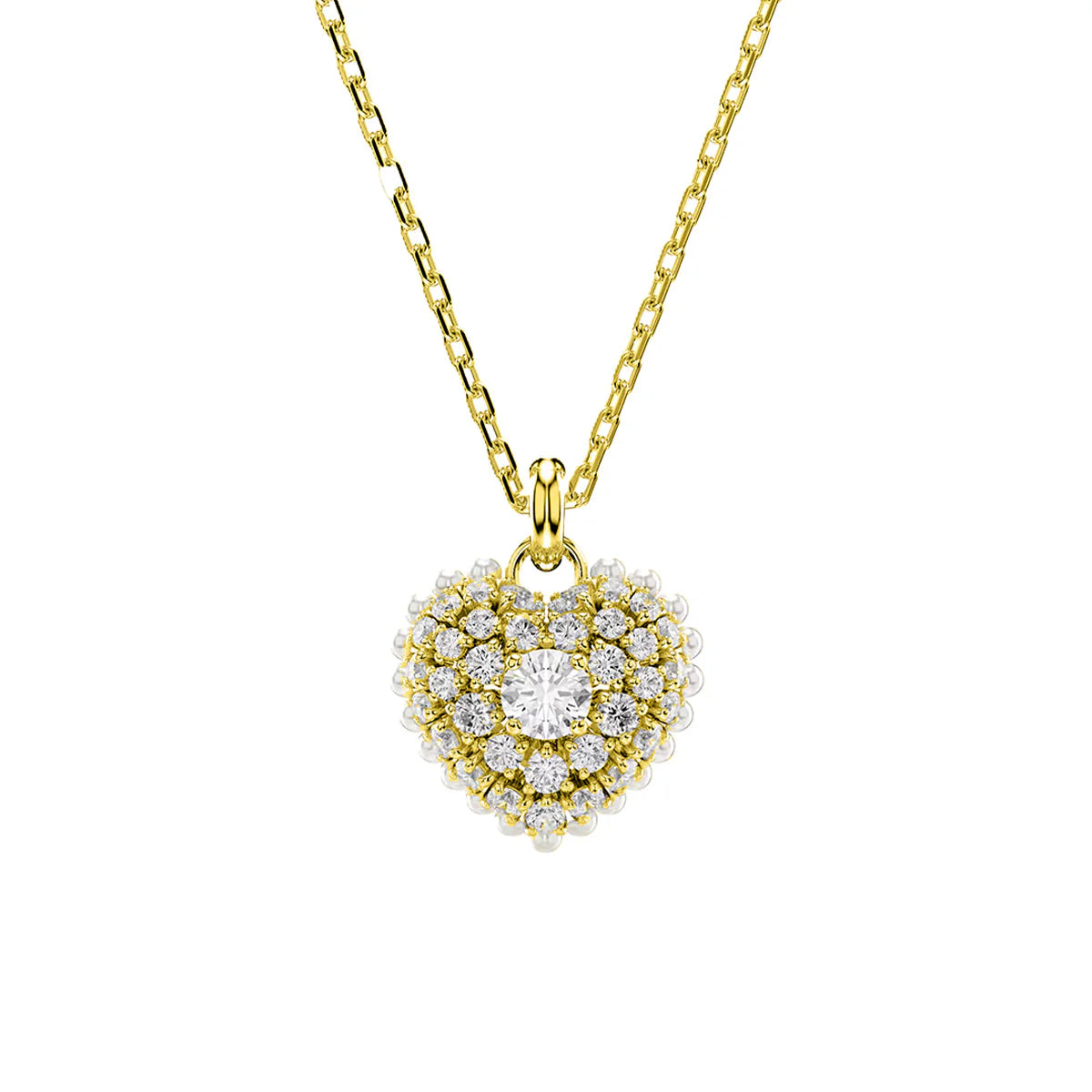 Frostfall Sparkle Pearl Necklace