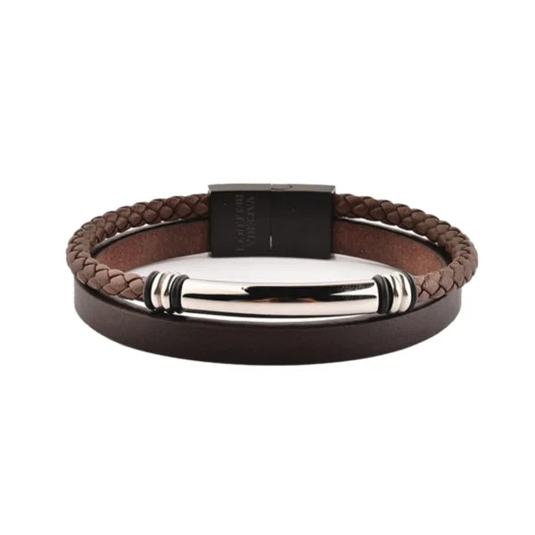 Arcane Bound Brown Leather Bracelets
