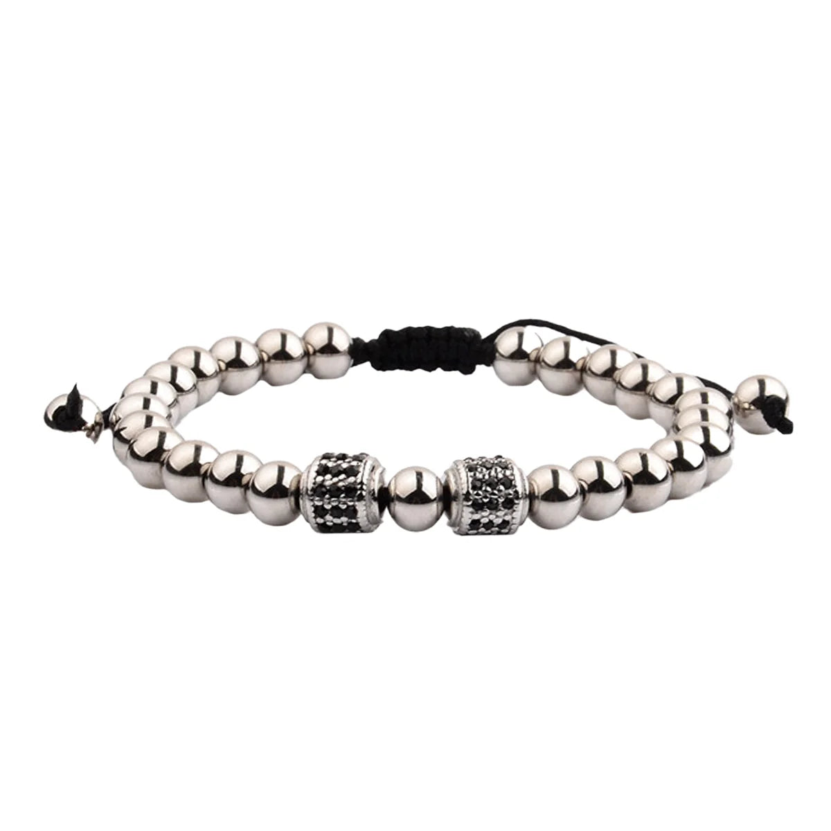 Monarch Link Mens Pearl Bracelet