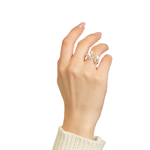 Frosted Lace Rings